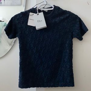 Authentic Teen Dior Navy Blue Tee Shirt